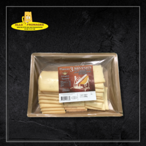 Assiette raclette 3 Saveurs: nature, ail des ours et poivre - 550g