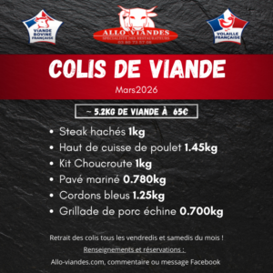 Colis du mois : Mars 2026